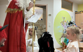 Mikuláš, čert a anděl 